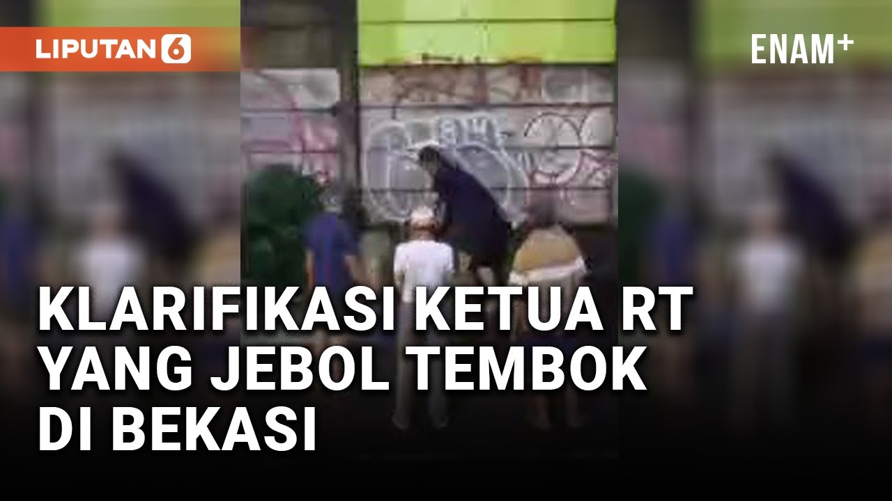 Klarifikasi Warga yang Jebol Pembatas Perumahan di Bekasi | Liputan6