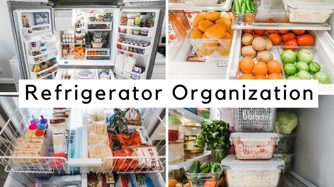 NEW REFRIGERATOR ORGANIZATION IDEAS | FRIDGE ORGANIZATION | ORGANIZE WITH ME 2021