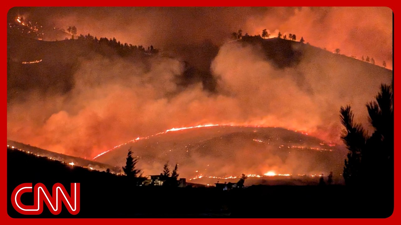 90,000 people urged to flee uncontained Nevada wildfire