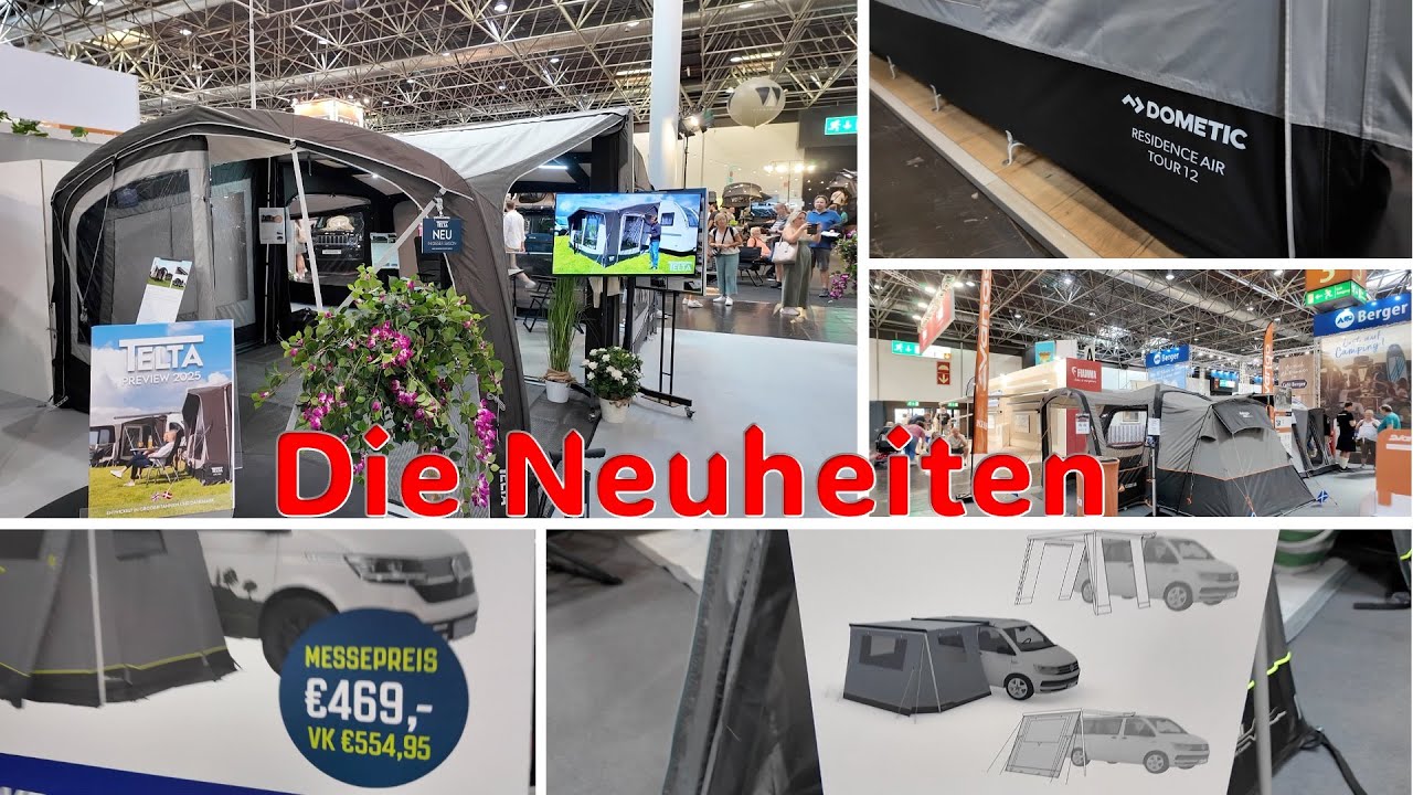 Das sind die Zeltneuheiten für 2025 auf den Caravan Salon 2024