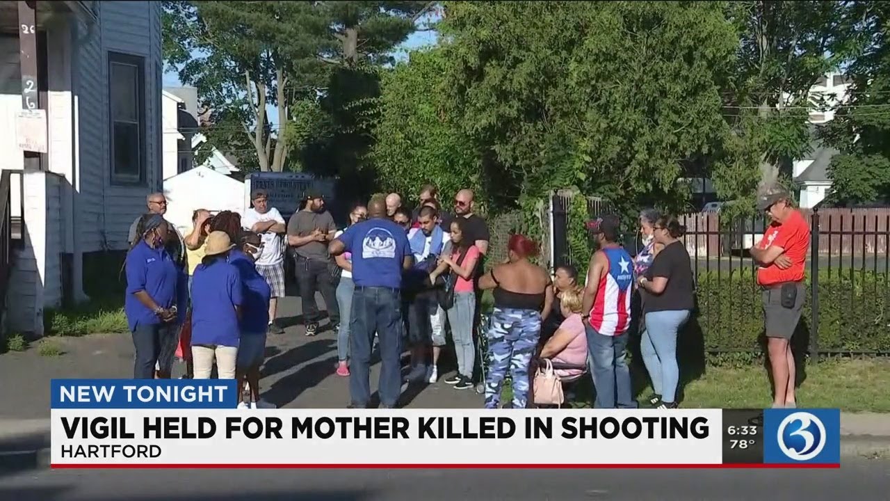 VIDEO: Community comes together to remember Hartford woman killed in drive-by shooting