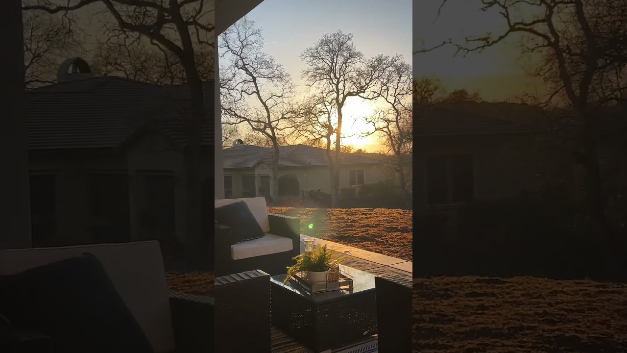 California Home Sunset 😍 #luxuryhomes #norcal #socal #realestate #hometour #sunset #customhome