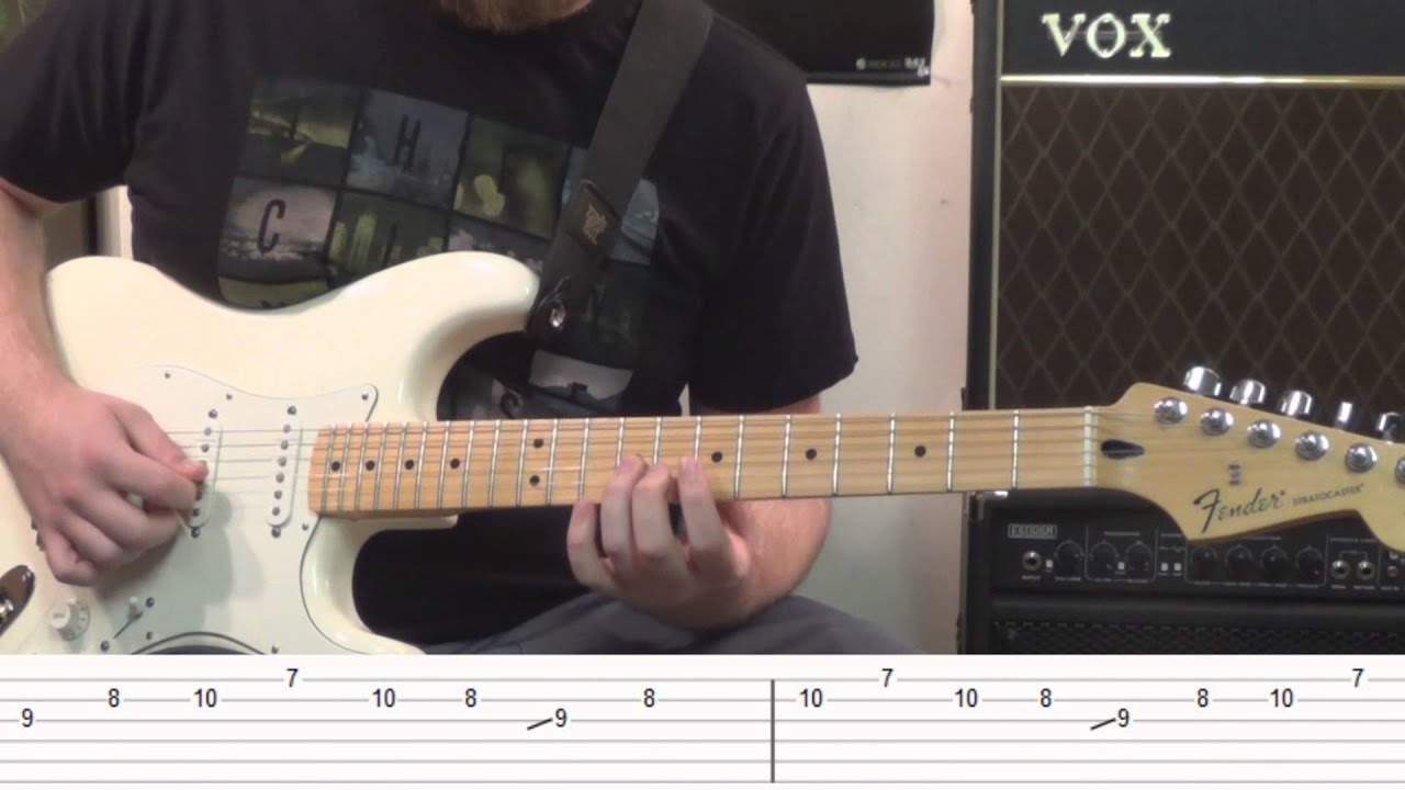 Knee Socks - Guitar Tutorial Lesson ONSCREEN TABS - Arctic Monkeys