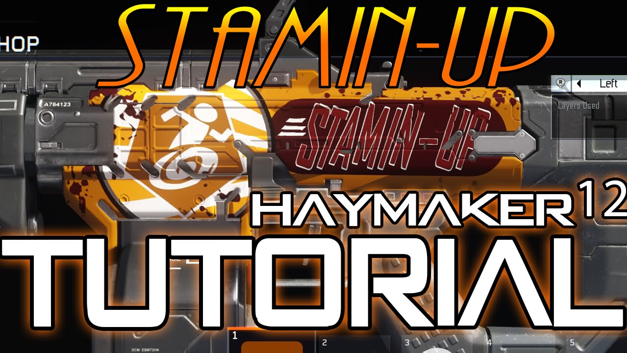 BO3 PAINTJOB: STAMIN-UP HAYMAKER 12 TUTORIAL