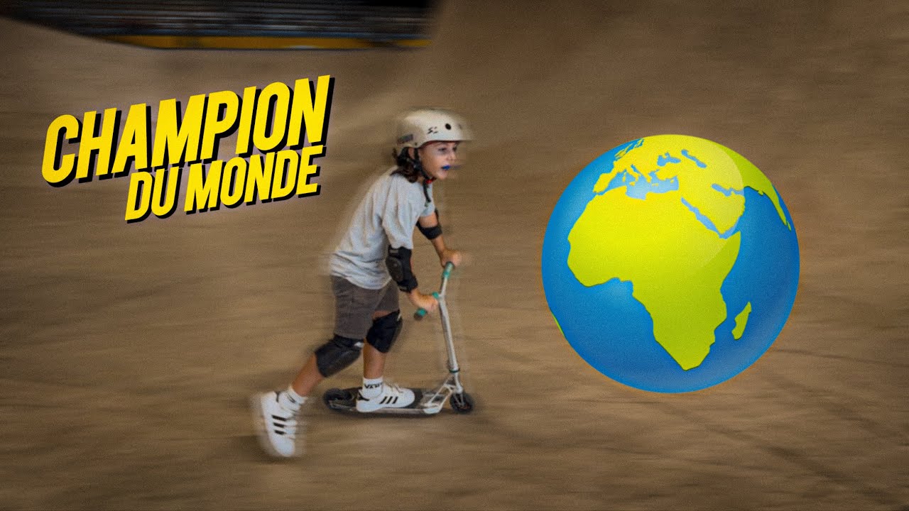 JE RIDE AVEC UN CHAMPION DU MONDE DE TROTTINETTES FREESTYLE ! 🌍