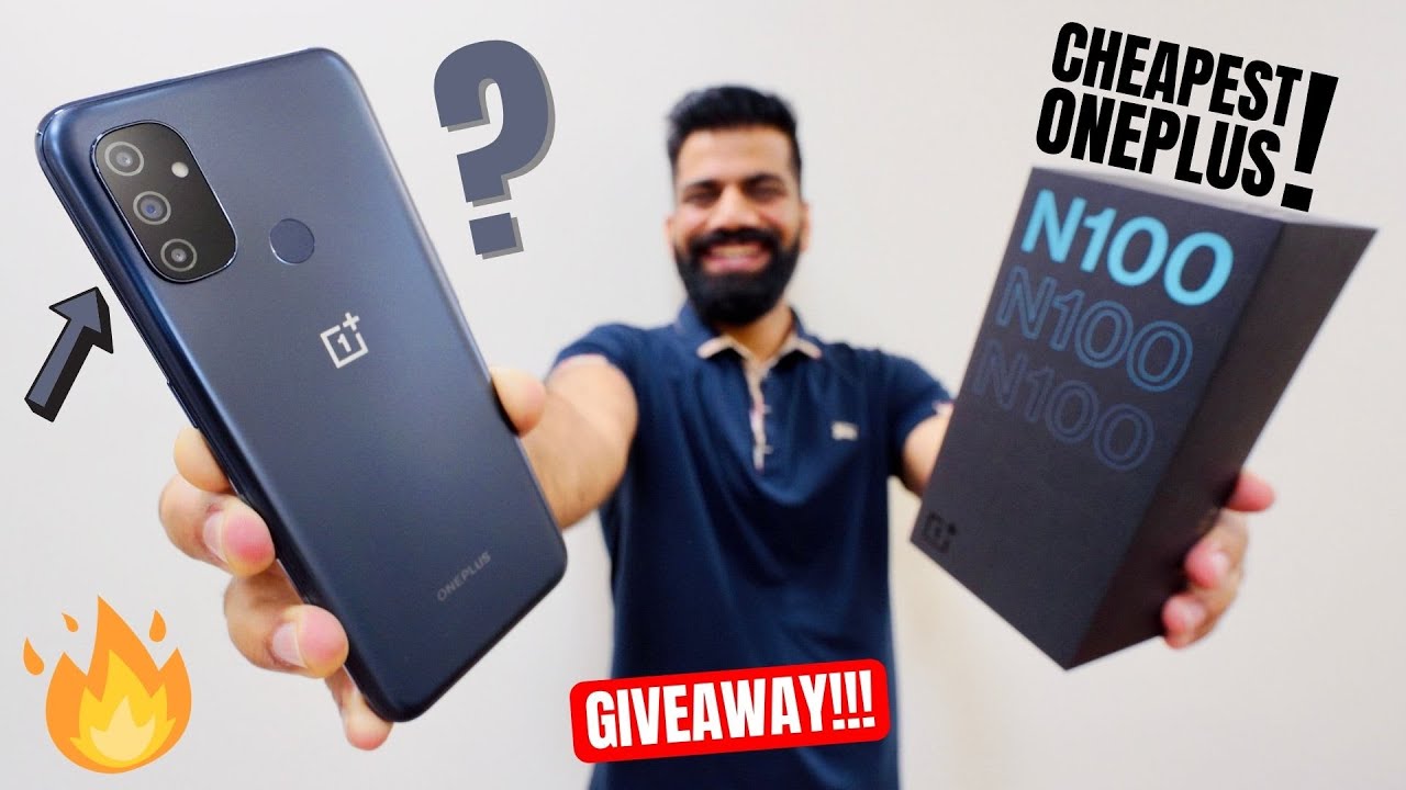 The Cheapest OnePlus Phone Ever!!! OnePlus Nord N100 Unboxing & First Look | GIVEAWAY🔥🔥🔥