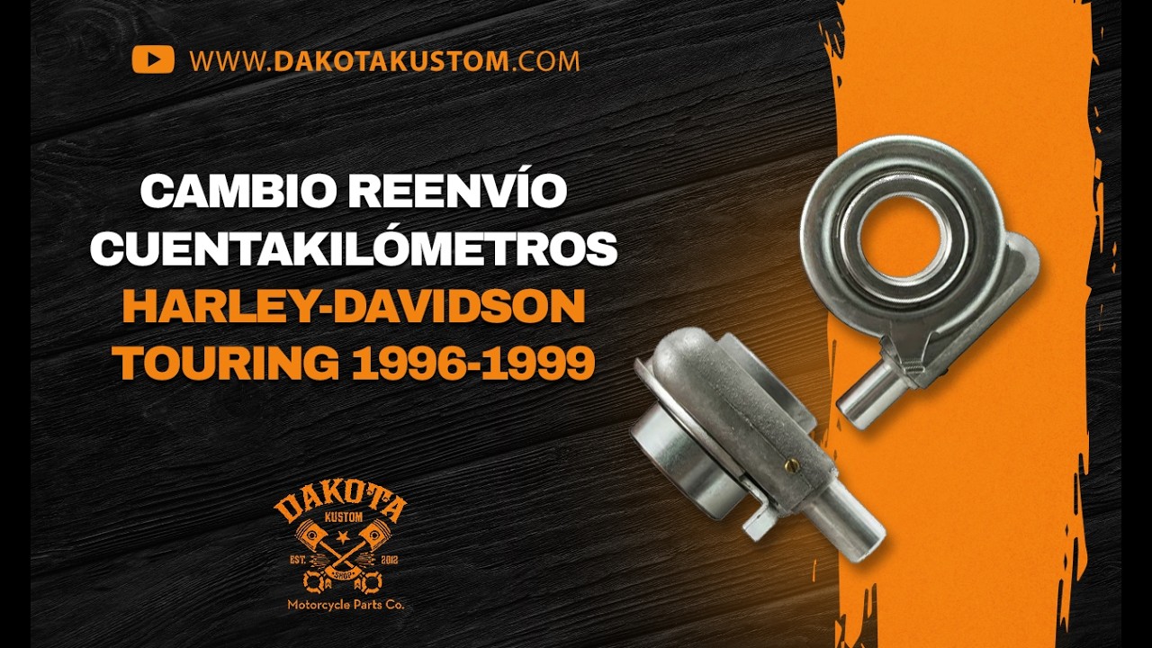 Cambio Reembío Cuentakilómetros Harley-Davidson Touring 1996-1999 - Dakota Kustom