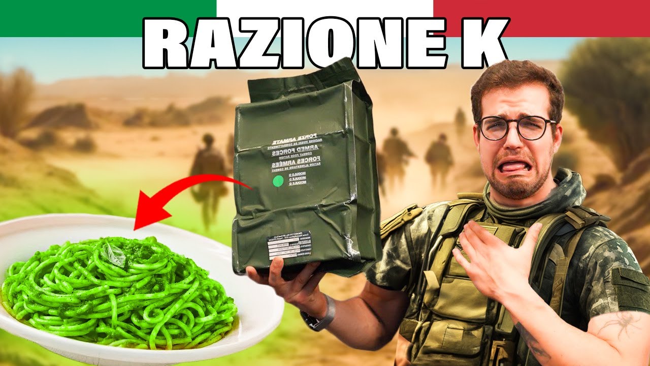 Le RAZIONI K MILITARI ITALIANE fanno SCHIFO? Unboxing e taste test