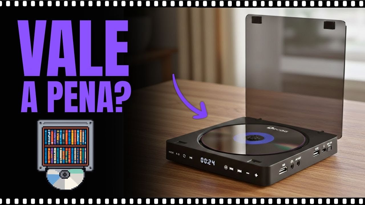 Leitor de DVD de Alta Definição HDMI (Unboxing e Teste de Imagem)