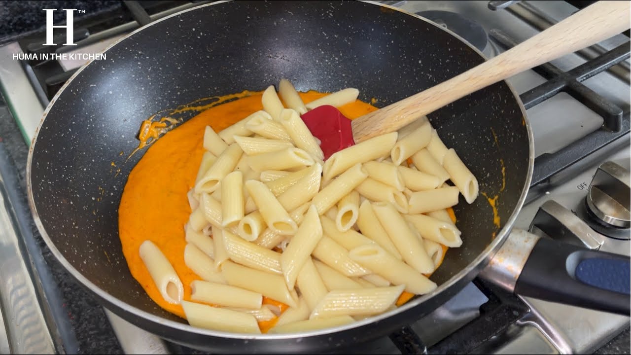 I Tried Famous TikTok Viral Spicy Pasta Recipe | Best Penne Pasta 🍝 Huma In the Kitchen