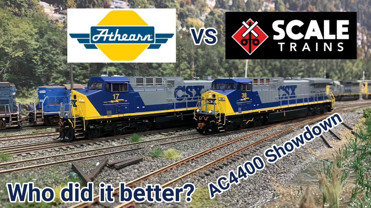 Athearn VS Scaletrains HO Scale GE AC4400 Comparison