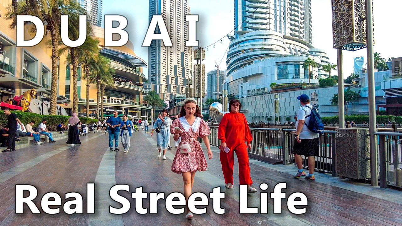 What The Real Streets of Dubai Looks Like Today 4K