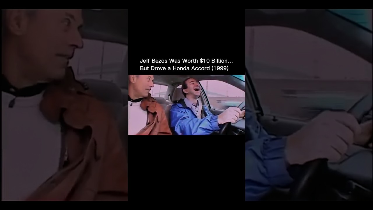 Джефф Безос имел состояние в 10 миллиардов долларов&hellip; но ездил на Honda Accord (1999)