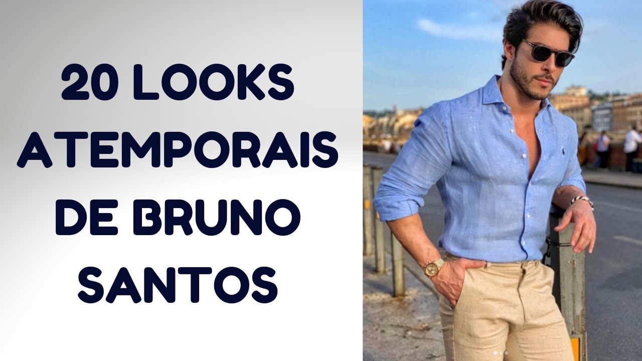 20 looks atemporais de Bruno Santos