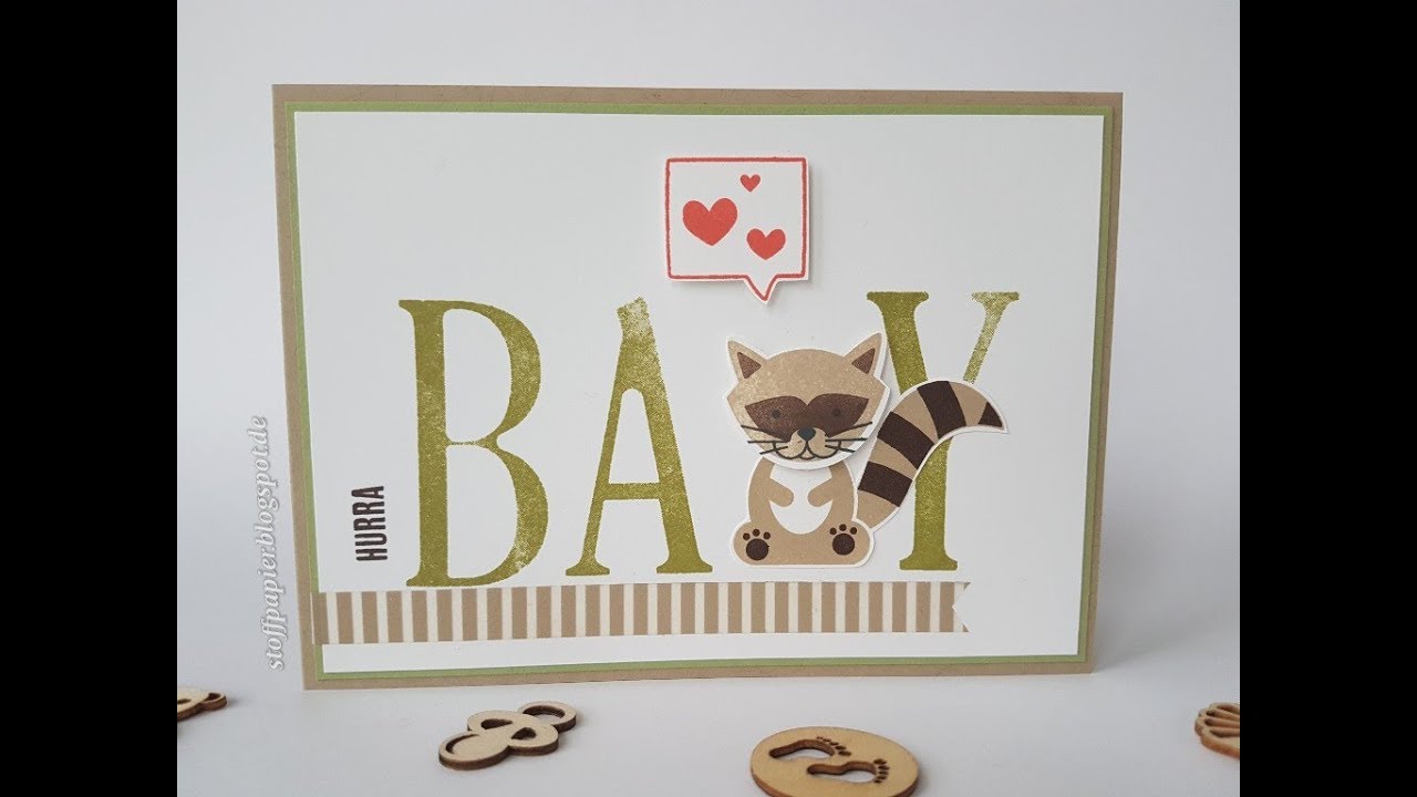 Baby Karte mit Produkten von Stampin'Up!