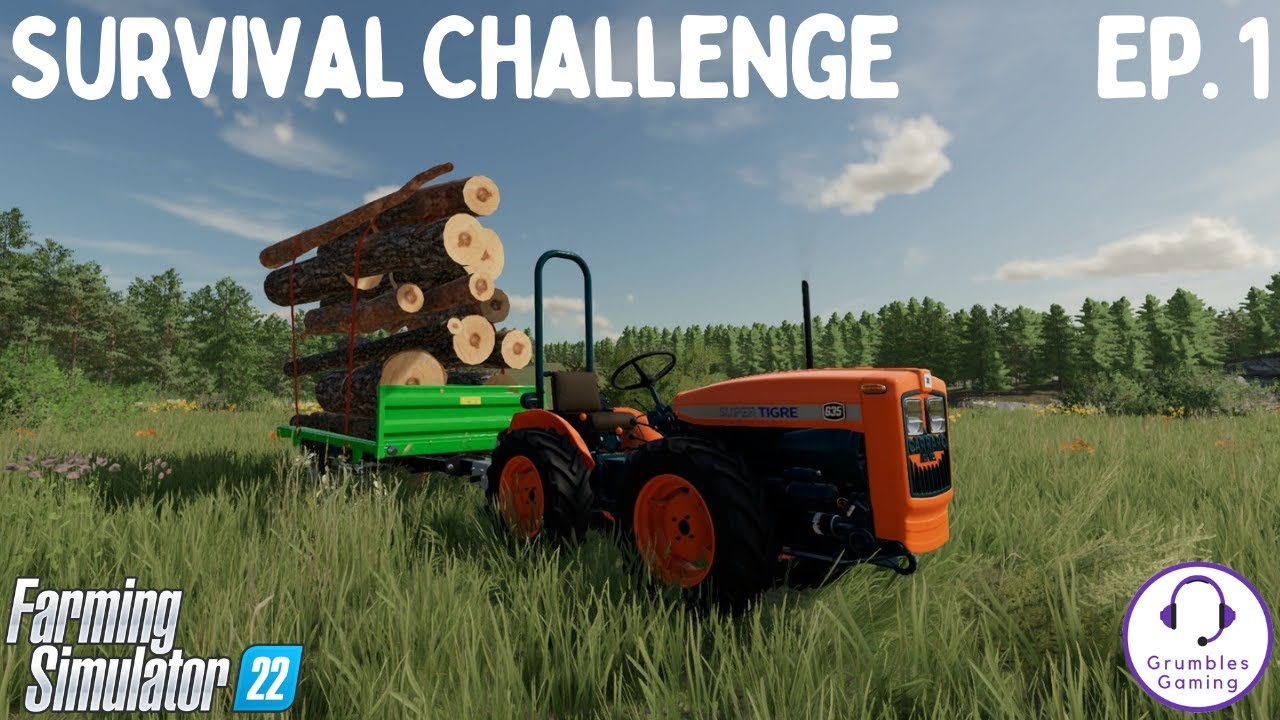 STARTING WITH $0, THE CHALLENGE BEGINS! | Survival Challenge | Farming Simulator 22 | Episode 1