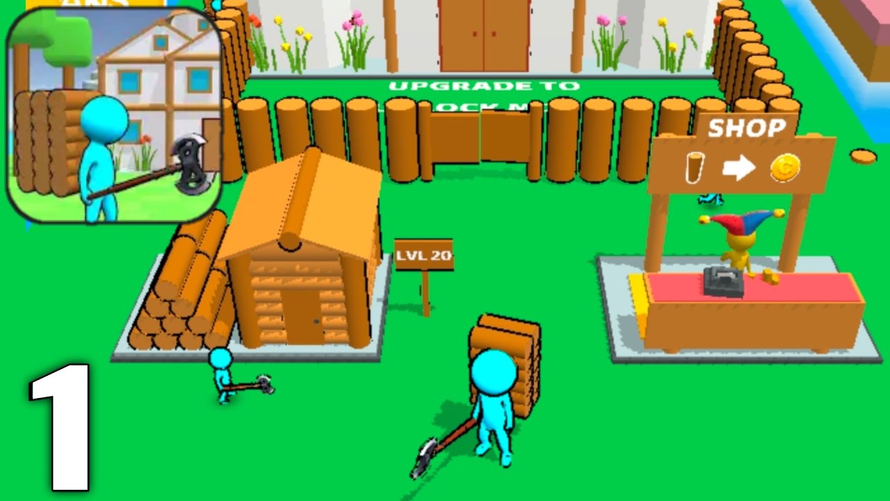 Craftheim - Lumberjack Island - Gameplay Walkthrough Part 1 All Levels (Android & iOS)