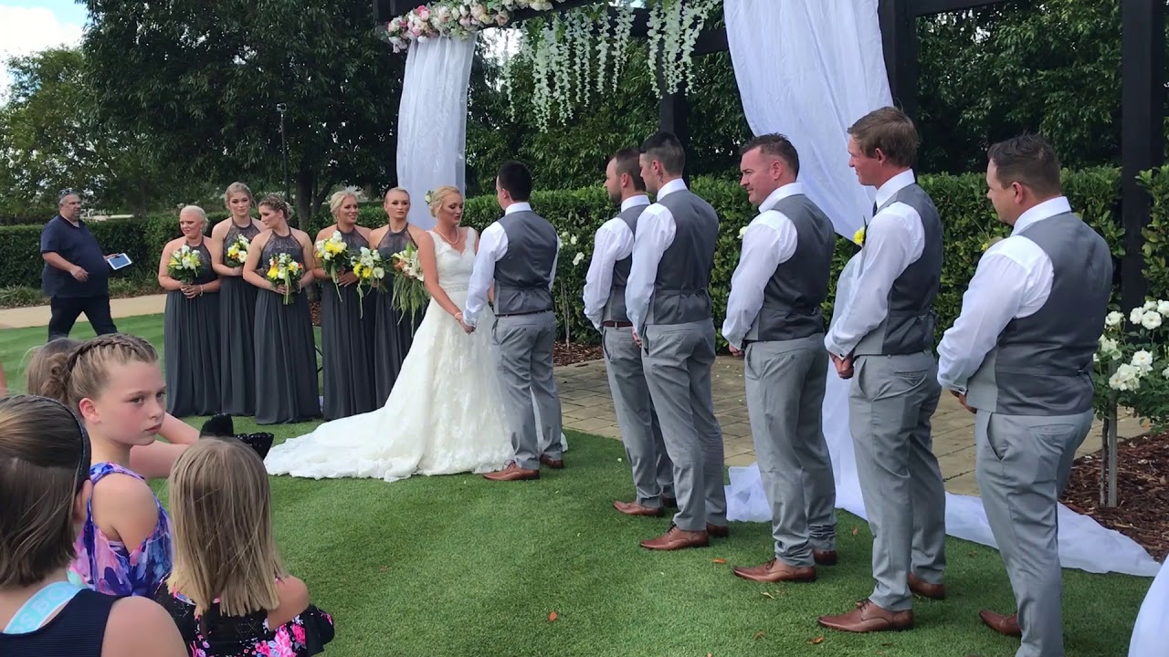 Brad and taylor Wedding day 27 Oct 2017