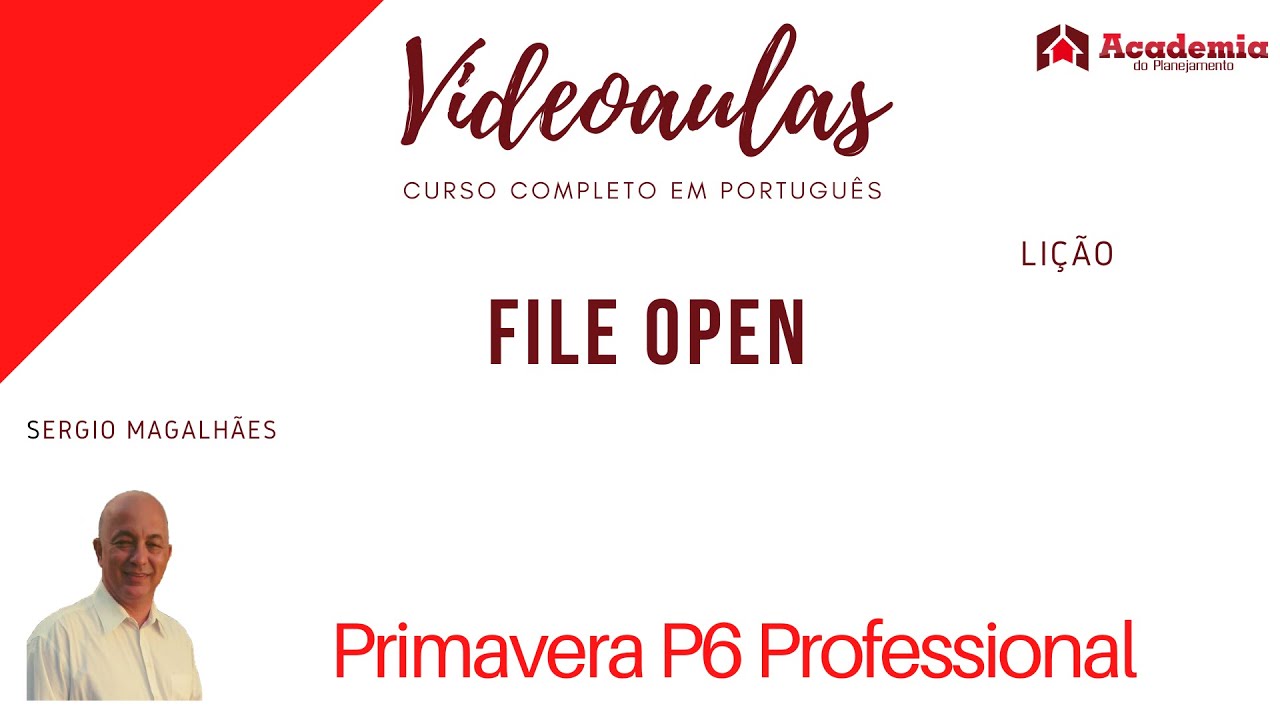 Aula 05 - File Open – Abrindo e Fechando Projetos do Primavera P6