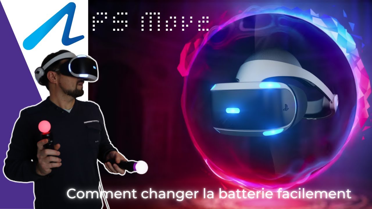 PS MOVE : comment changer la batterie FACILEMENT.