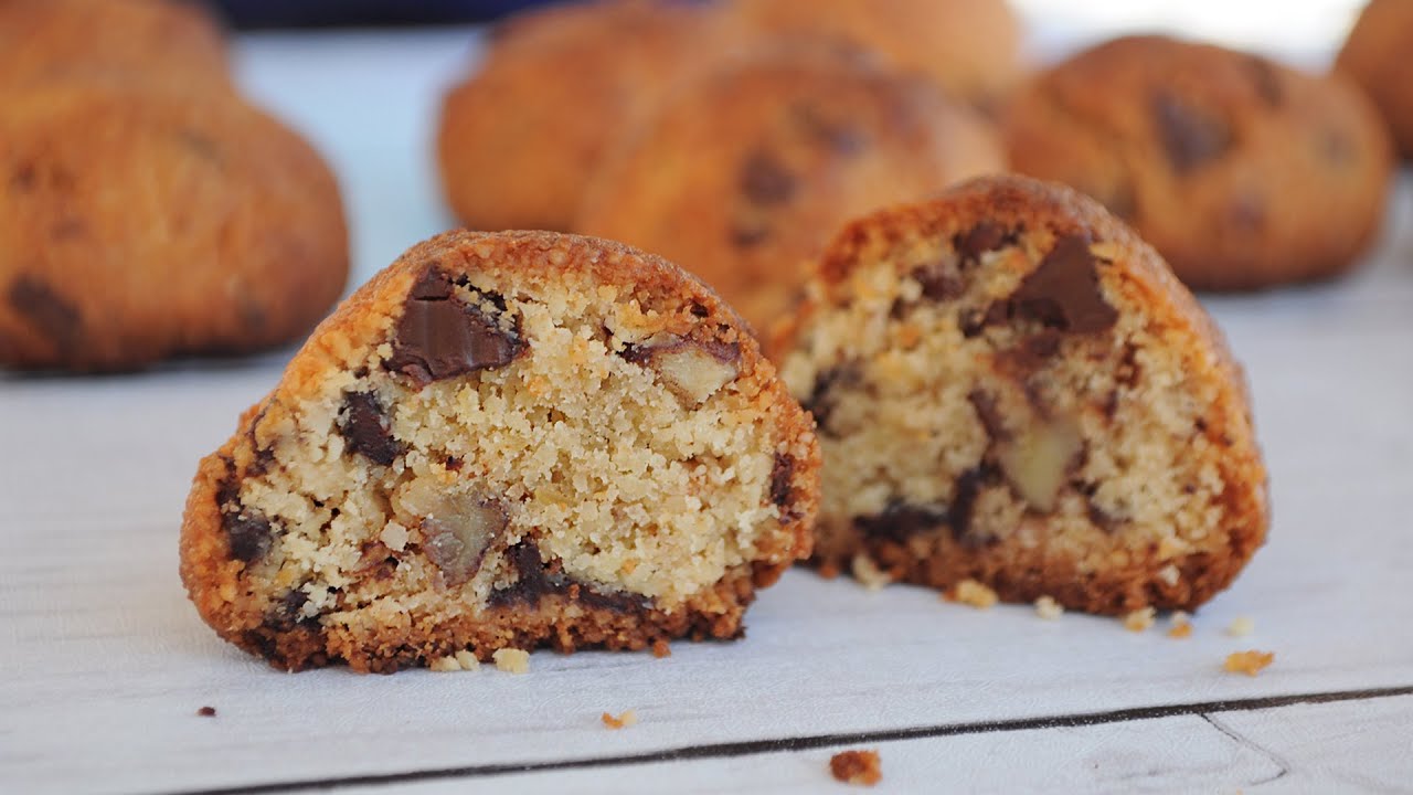 Galletas KETO de chocolate y nueces