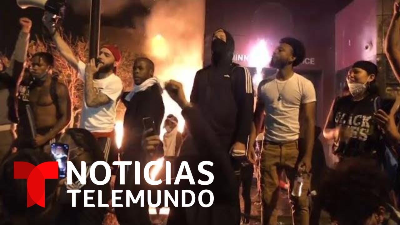 La protesta por la muerte de George Floyd genera disturbios y la quema de una estación de policía