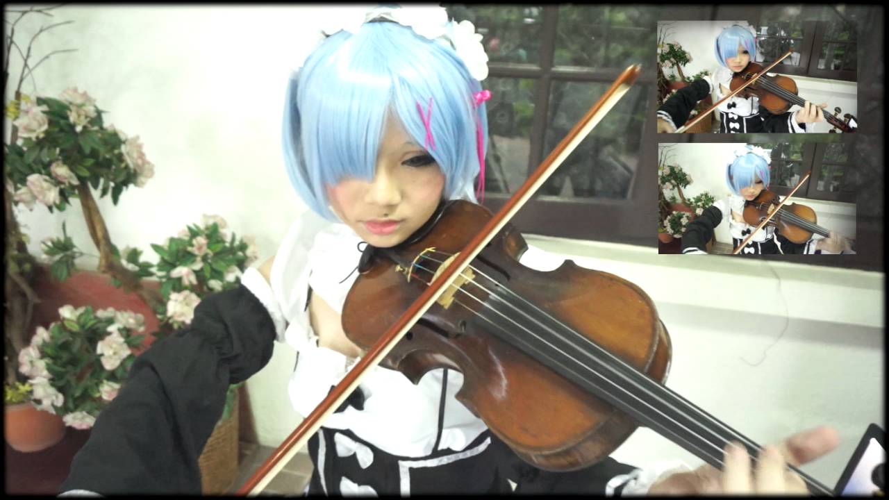 【Re:Zero OST - Elegy For Rem】-Rem cosplay- (Violin Cover) (from Episode 15)【Kay'E 】