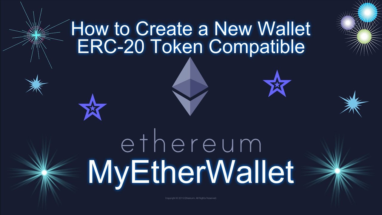 MyEtherWallet - How to Create a New Wallet ERC20 Token Compatible