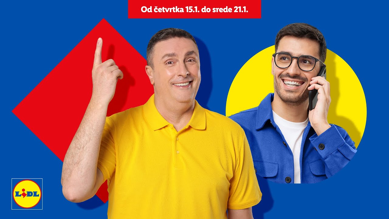 Od četvrtka, 15. januara │ Letak sa Šarencem │ Lidl Srbija