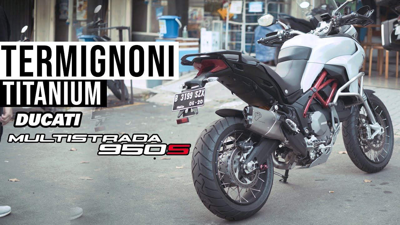 GEBER DUCATI MULTISTRADA 950 S MTS | Exhaust Sound Check Termignoni Titanium
