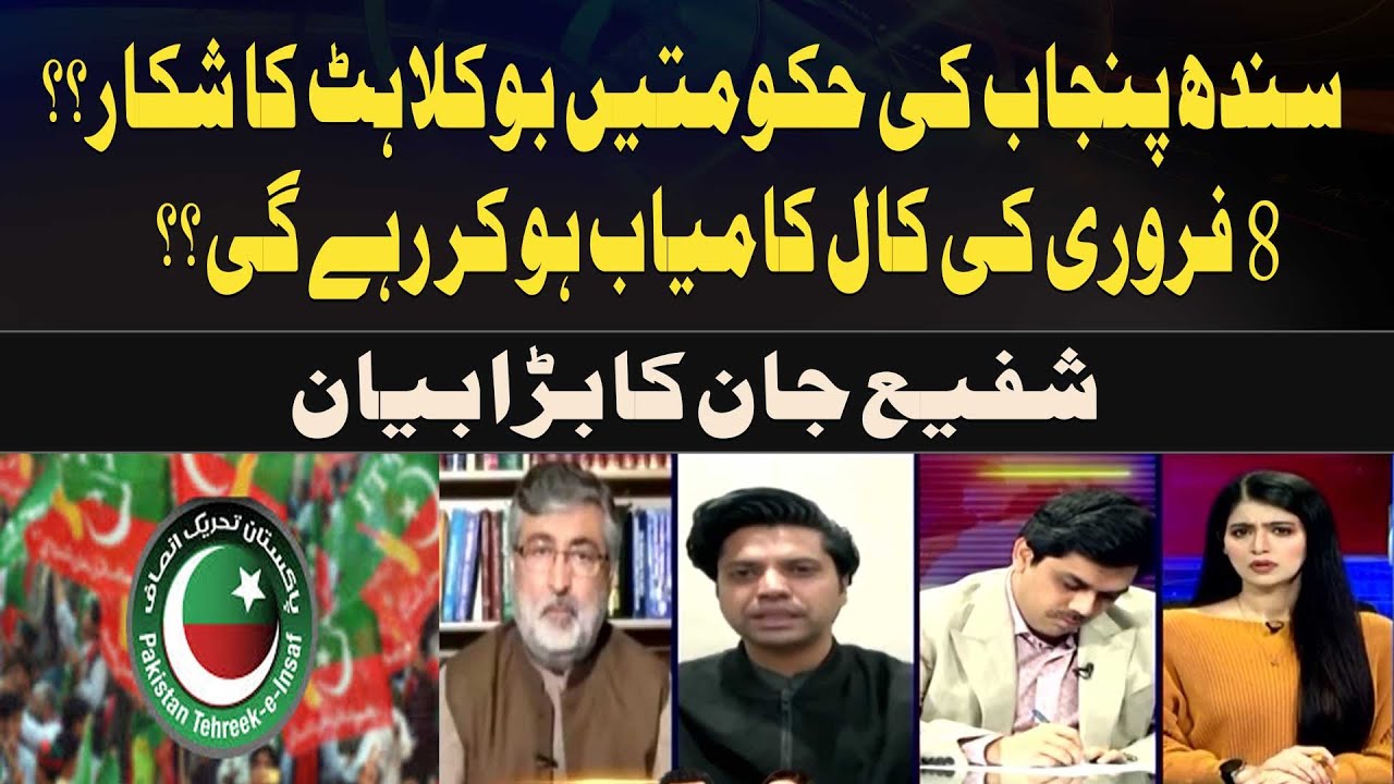Are the Sindh and Punjab governments in panic??Will the February 8 call be successful?? Shafi Jan