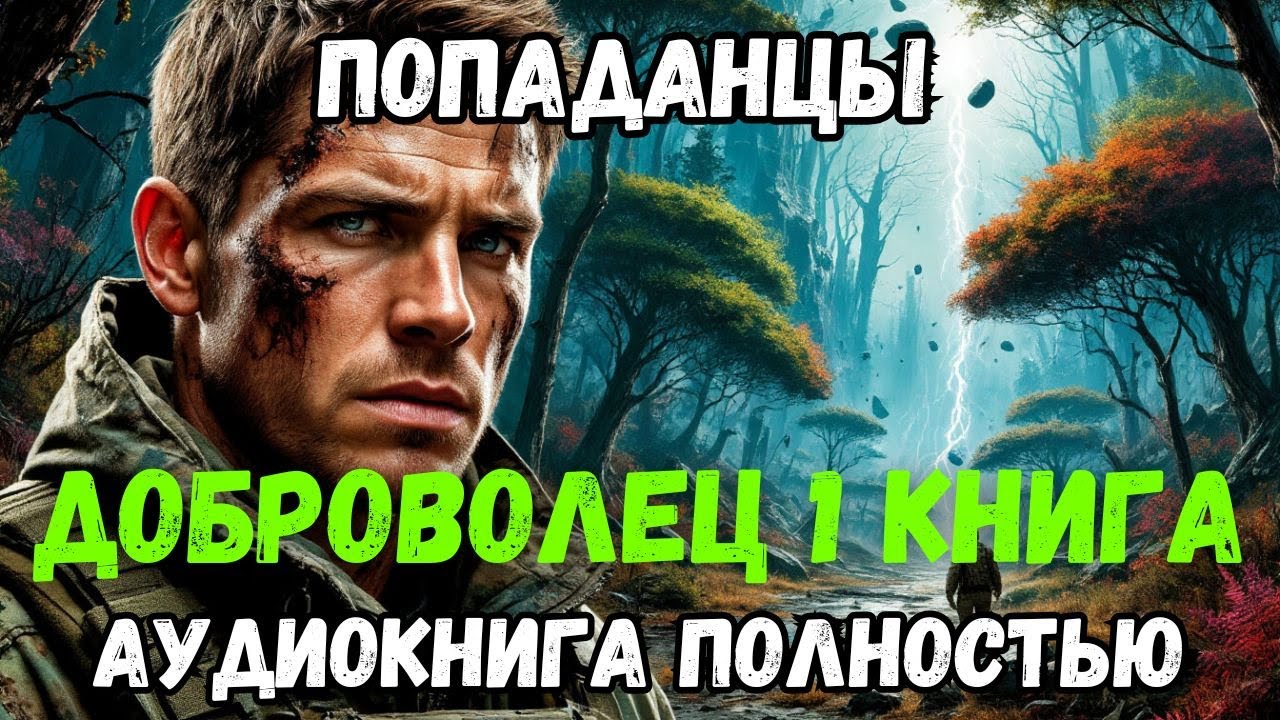 АУДИОКНИГА ПОЛНОСТЬЮ: ДОБРОВОЛЕЦ | ПОПАДАНЦЫ
