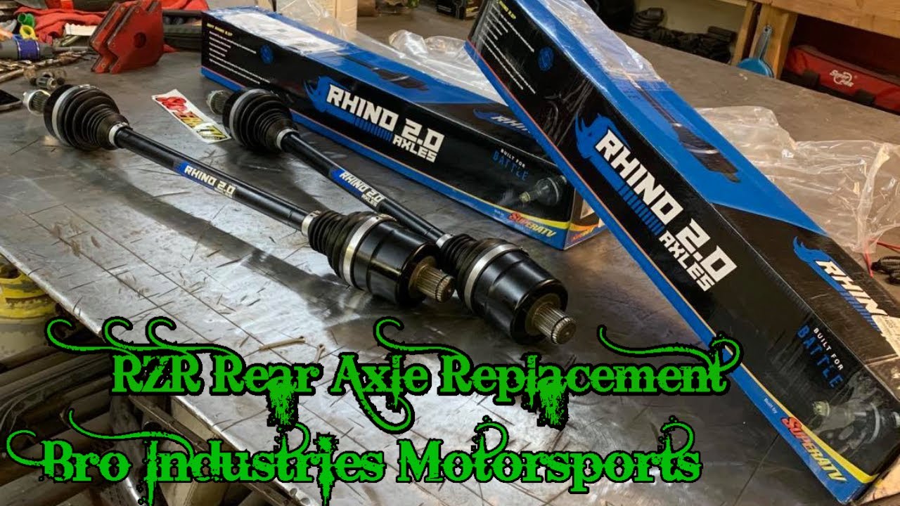 RZR Rear Axle Replacement