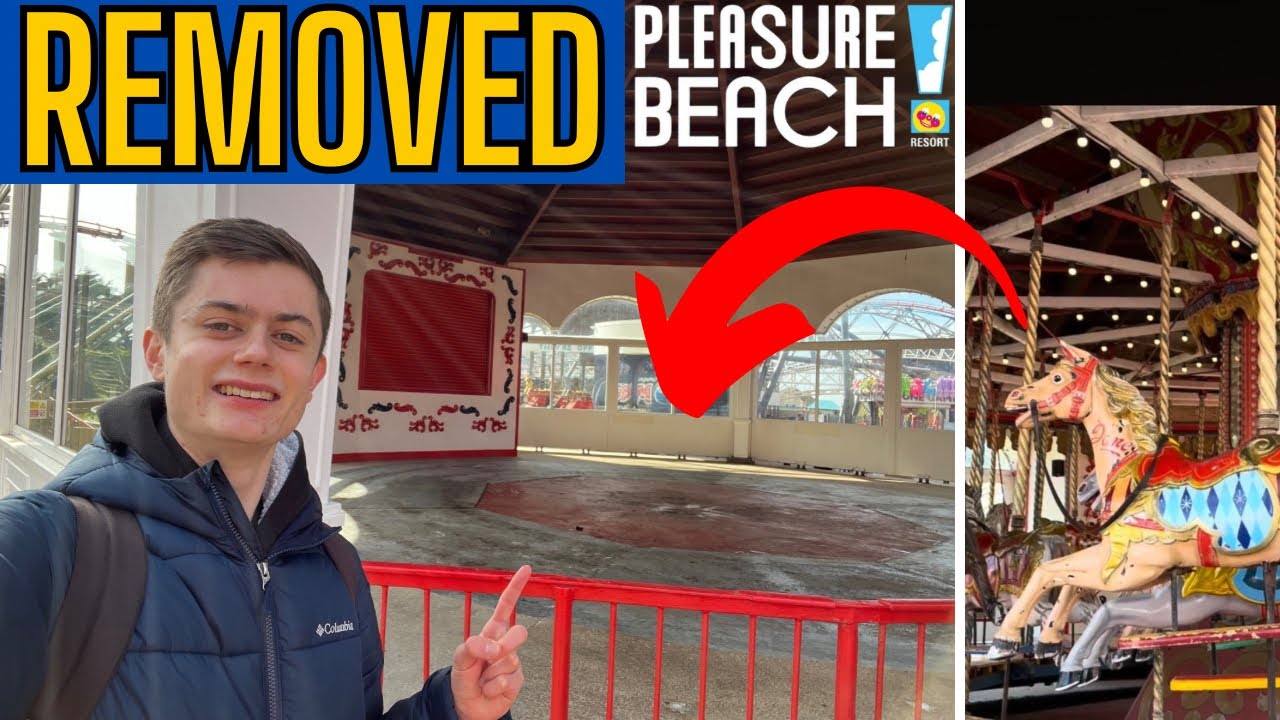 Gallopers REMOVED From Blackpool Pleasure Beach 2025