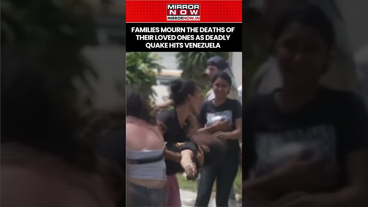 Venezuela Earthquake: Families In Tears As They Mourn Deaths Of Their Loved Ones  #shorts
