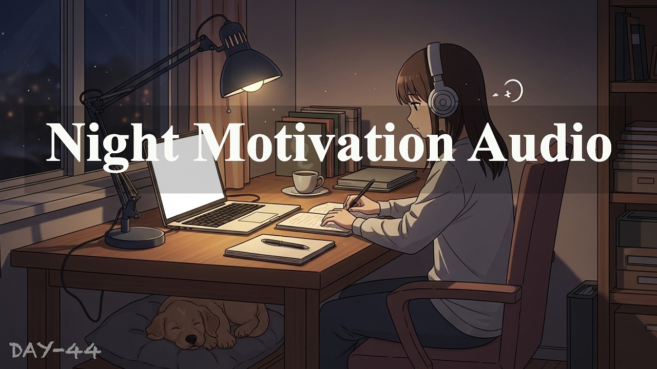 Night Motivation Audio 🌌 | Deep Focus, Energy Boost & Late Night Productivity Sounds | Lofi Relaxing