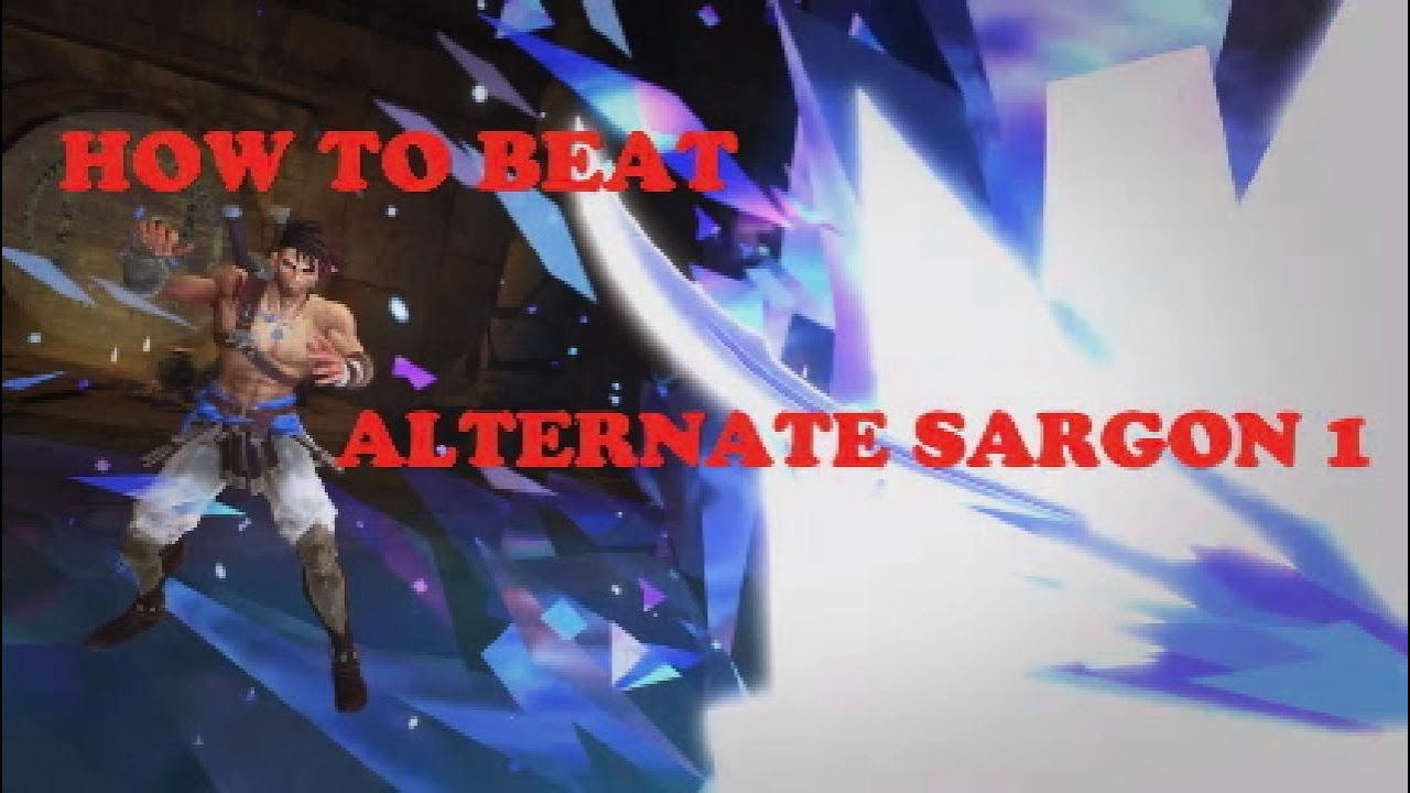 PRINCE OF PERSIA THE LOST CROWN HOW TO BEAT ALTERNATE SARGON 1 BOSS (NO DAMAGE)