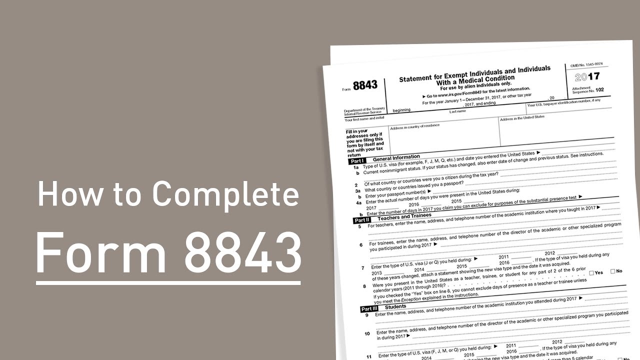 Учебное пособие по форме 8843