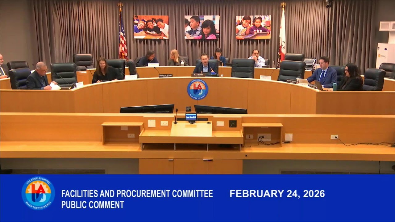 February 24, 2026 - 3:00pm Facilities And Procurement Committee