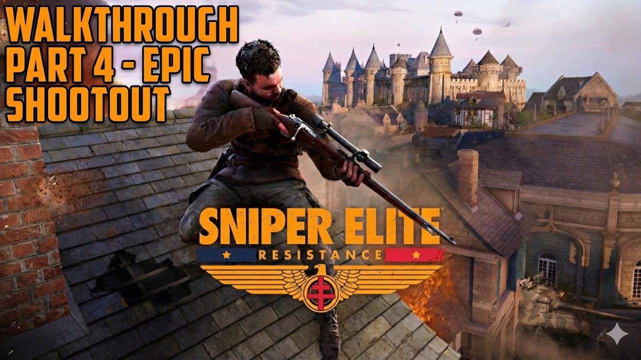 Sniper Elite Resistance Walkthrough Live Part 4