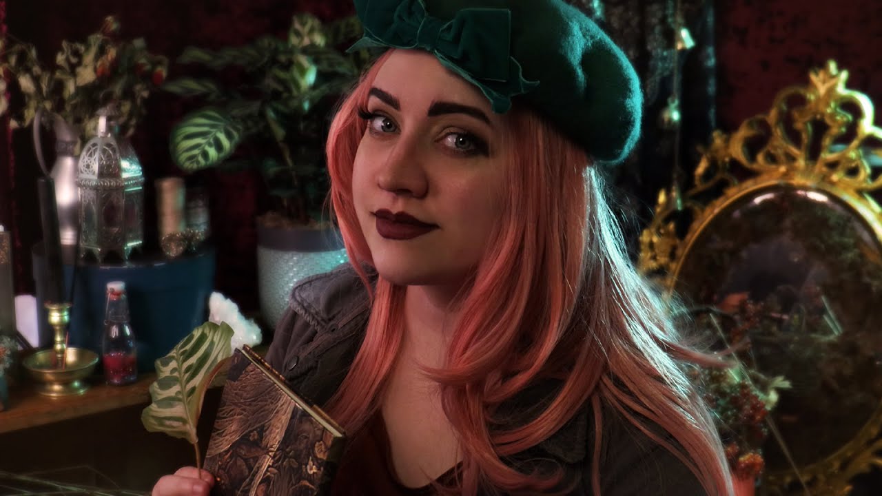 ASMR The Herb Witch 🌿 (Plucking Worries, Writing Spells, Incense Cleanse, etc)