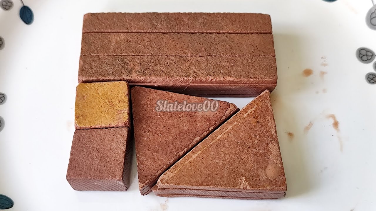 RED SLATE ITEMS FULL PLATE CLEANING VIDEO 💥 FULL SATISFACTION 👆🏻 EARTHY SOFT SLATE  KITKAT CUBE 