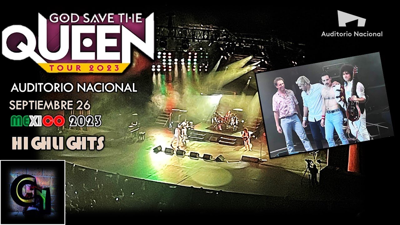 Concierto de GOD SAVE THE QUEEN México 26 Septiembre 2023 | Auditorio Nacional