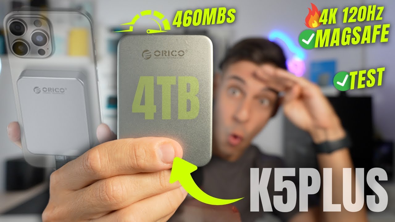 Probando el Orico SSD K5PLUS 🚀 Diminuto, magnético y ultrarrápido
