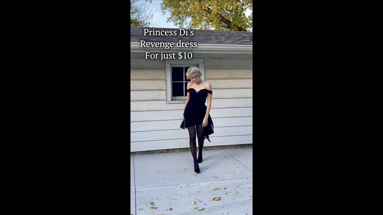 Recreating Princess Diana&rsquo;s Iconic Revenge Dress