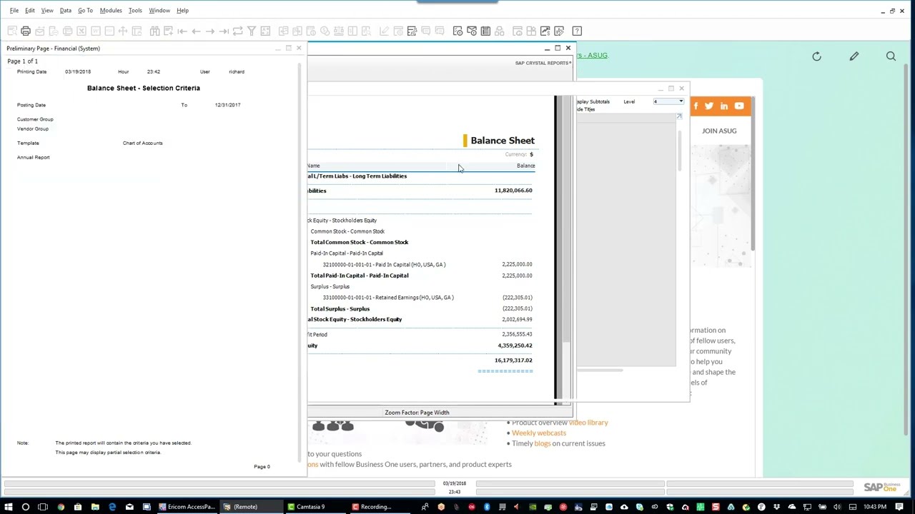 15 Minute Fundamentals for SAP Business One - Financial Reports Basics