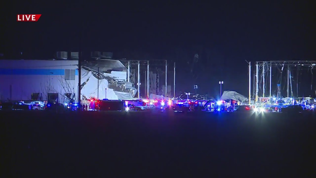 Police give update on collapse at Amazon warehouse