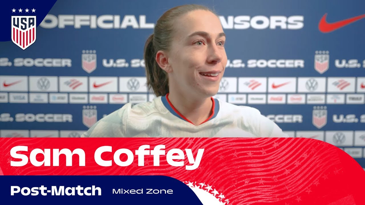 Sam Coffey On Late Goal To Seal The Win | USWNT vs. Portugal | Interview