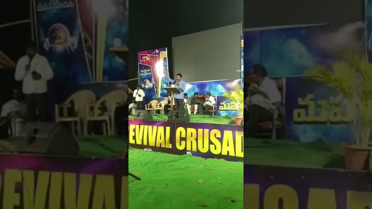 Shocking Incident LED WALLS || Pastor అబ్రహం  Malamanti Meeting #TeluguChristianviral Video