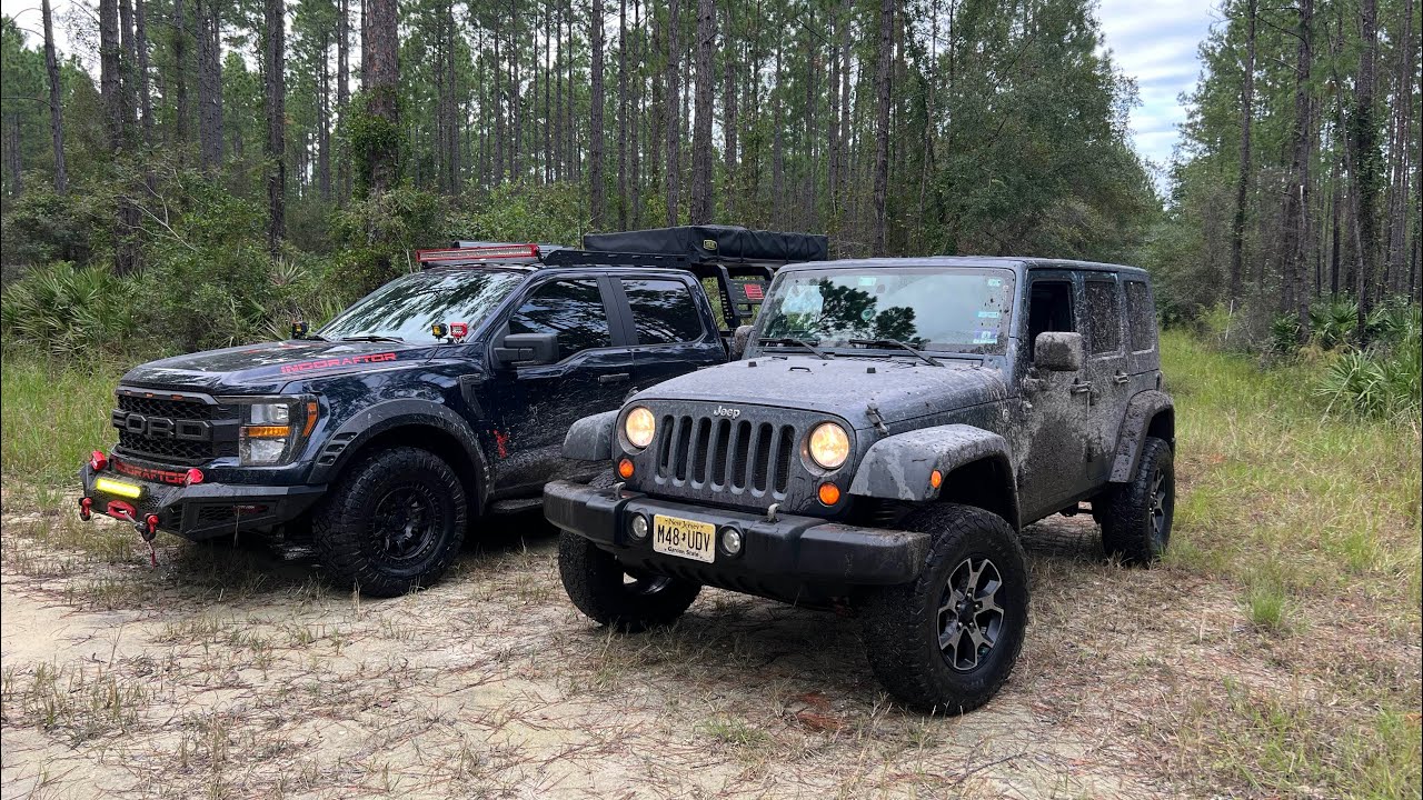 Four Creeks State Forest offroad right after Hurricane Milton - Gdzie F150 nie moze…. Tam wysle jeep